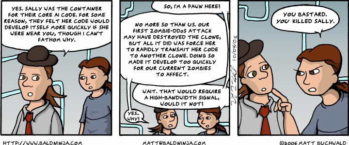 Comic graphic for 2006-10-04: Patterns in the Ivy