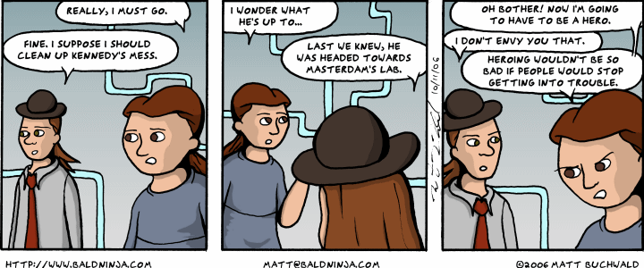 Comic graphic for 2006-10-11: Guess His Special Power