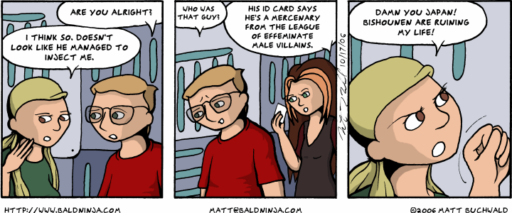 Comic graphic for 2006-10-17: Japan Scares Me