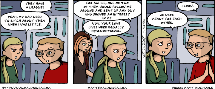 Comic graphic for 2006-10-18: At First Sight