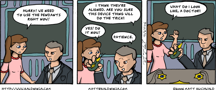 Comic graphic for 2006-10-27: I Think It Looks Like A Scarab