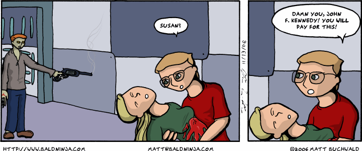 Comic graphic for 2006-11-13: Monday Brings You Death