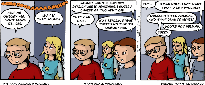 Comic graphic for 2006-11-16: Thursday Brings You The Last Of This Kind of Title