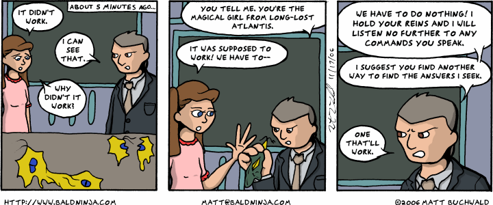 Comic graphic for 2006-11-17: Melty