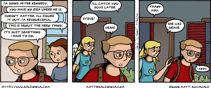 Comic graphic for 2006-11-22: Departure