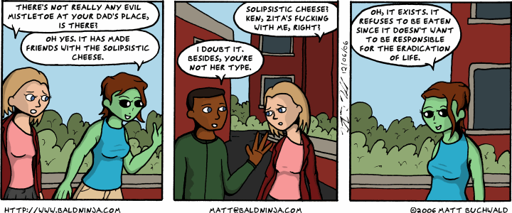 Comic graphic for 2006-12-06: Good Friends With Existentialist Wine