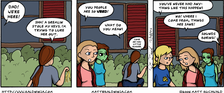 Comic graphic for 2006-12-08: Meet the Family