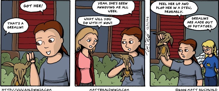 Comic graphic for 2006-12-11: And They Are DELICIOUS