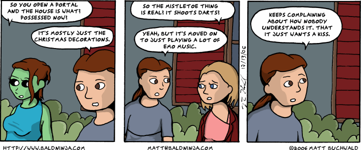 Comic graphic for 2006-12-13: It Really Likes The Cure