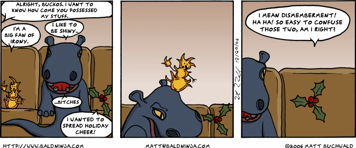 Comic graphic for 2006-12-20: Timeout Couch