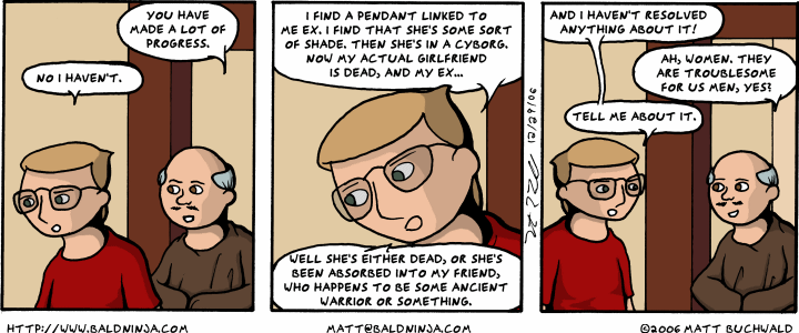 Comic graphic for 2006-12-29: Steve's Troubles