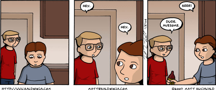 Comic graphic for 2007-01-08: Return