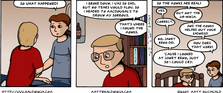 Comic graphic for 2007-02-07: I Don't Have a Witty Title For This One