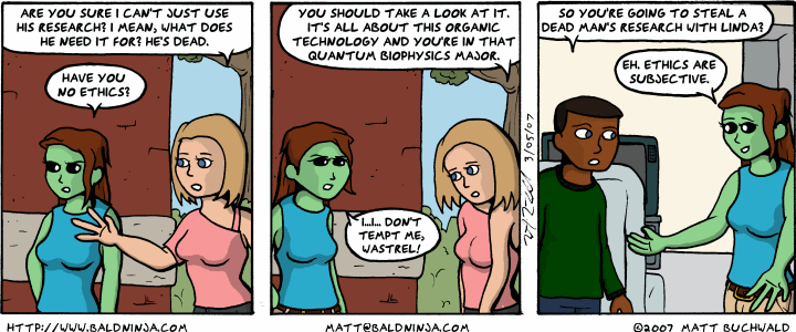 Comic graphic for 2007-03-05: Key Principles of Government