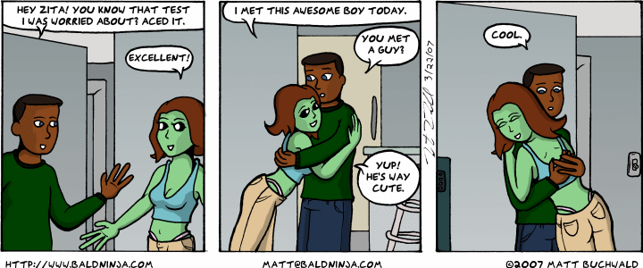 Comic graphic for 2007-03-22: Embrace Me