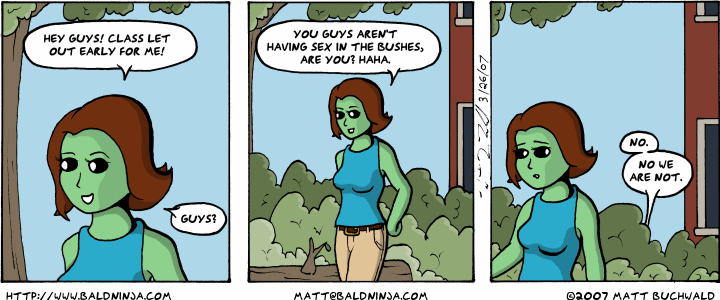 Comic graphic for 2007-03-26: I Was Trying to Work Tryst Into the Comic Title