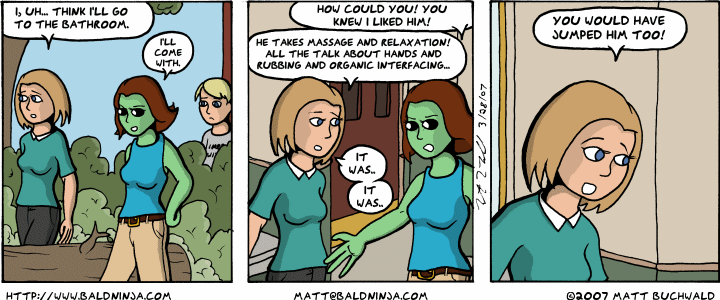 Comic graphic for 2007-03-28: Bathroom Club