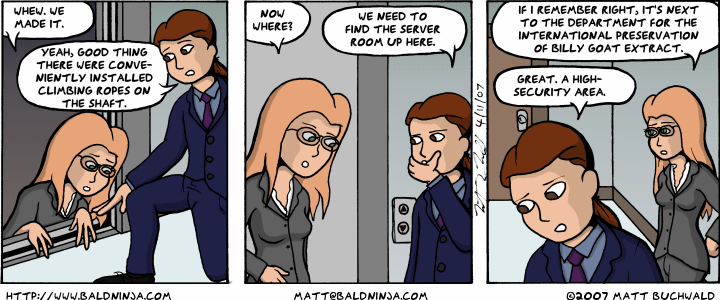 Comic graphic for 2007-04-11: Serious Business