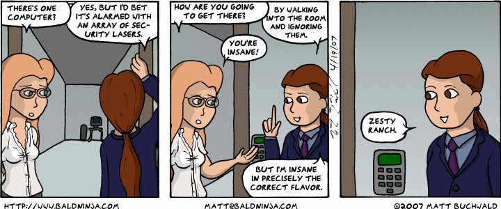 Comic graphic for 2007-04-19: Take That Frito Lay