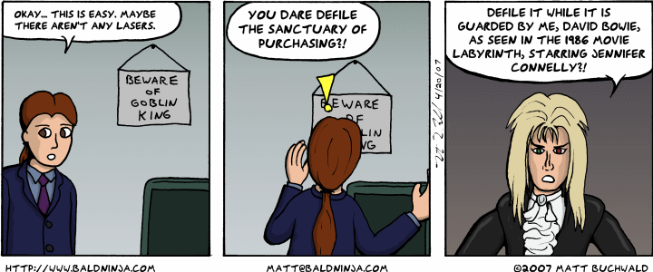 Comic graphic for 2007-04-20: This Is Appropriate Given the Date