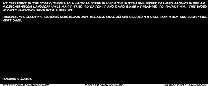 Comic graphic for 2007-04-23: If You Squint You Can See The Maze