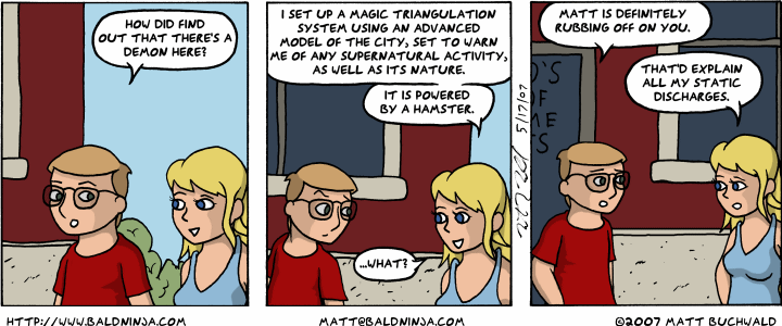 Comic graphic for 2007-05-17: Simple Physics