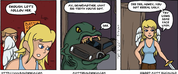 Comic graphic for 2007-05-31: The Better to Eat Cars With