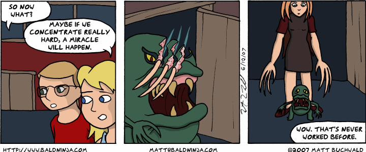 Comic graphic for 2007-06-12: Hack'n'Slash