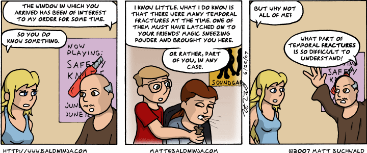 Comic graphic for 2007-06-26: Broken Pieces