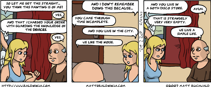 Comic graphic for 2007-06-29: Incrudulous is a Wonderful Word