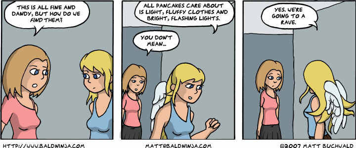 Comic graphic for 2007-09-13: Pancake! at the Disco