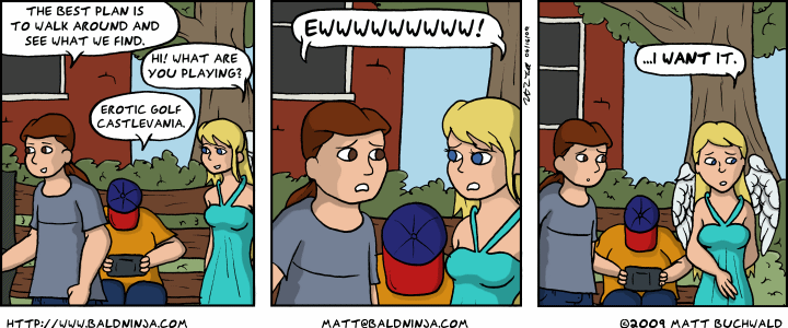 Comic graphic for 2009-06-16: What Not to Play