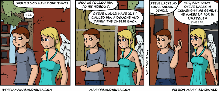Comic graphic for 2009-12-11: Pursuit