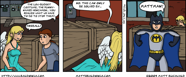 Comic graphic for 2009-12-17: How To Solve Problems With Style