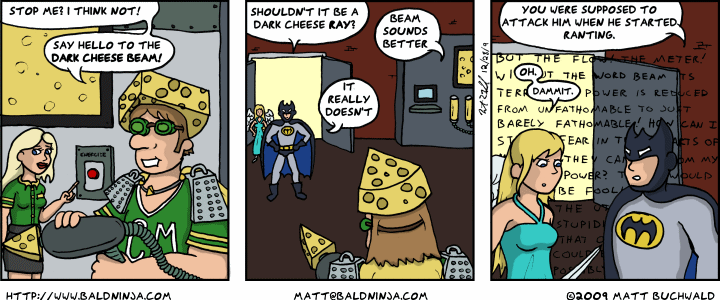 Comic graphic for 2009-12-28: Weapon of Mass Confusion