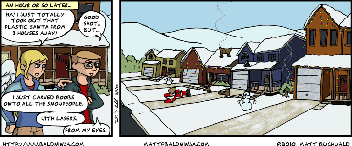 Comic graphic for 2010-02-01: Fire and Ice