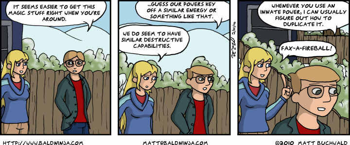 Comic graphic for 2010-02-03: Camaraderie