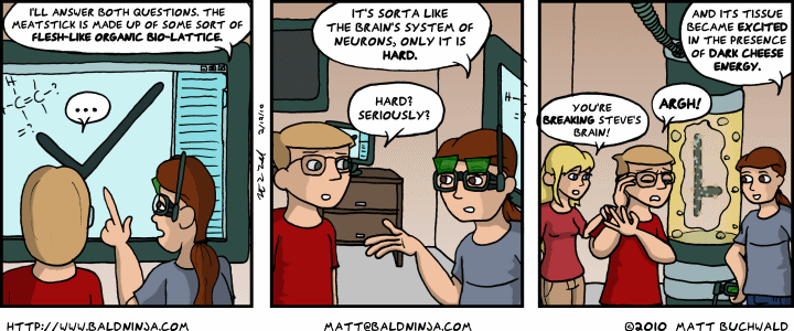 Comic graphic for 2010-02-12: The Horrifying Life of Steve