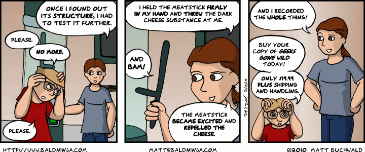 Comic graphic for 2010-02-15: Matt Continues to Talk About This