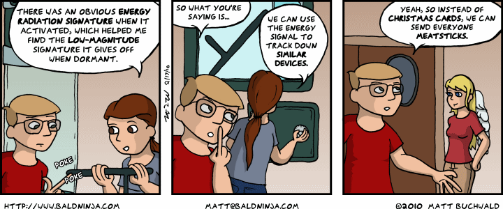 Comic graphic for 2010-02-17: The Gift That Keeps On Giving