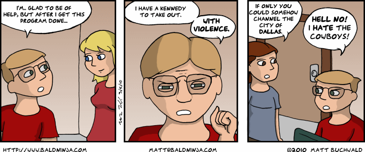 Comic graphic for 2010-03-05: Determination