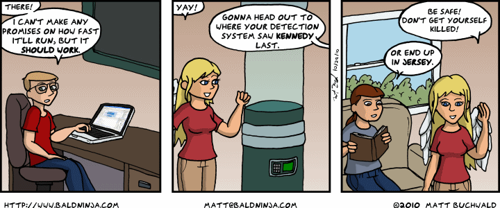 Comic graphic for 2010-10-29: Device Detector Done