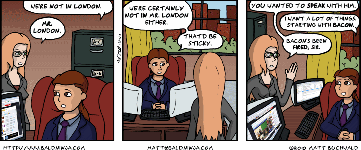 Comic graphic for 2010-12-10: Corporate Needs
