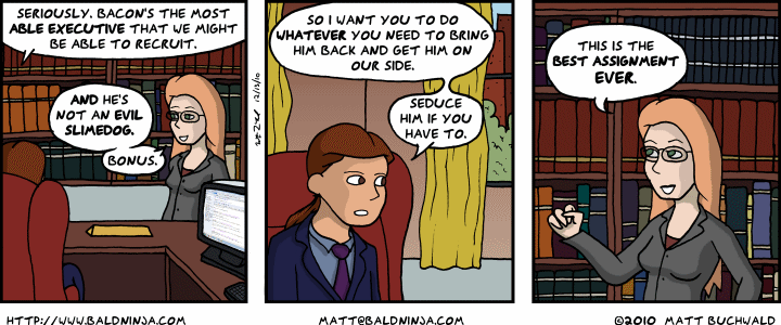 Comic graphic for 2010-12-13: The Importance of Bacon