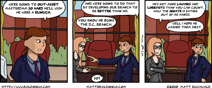 Comic graphic for 2010-12-17: A Sound Business Plan
