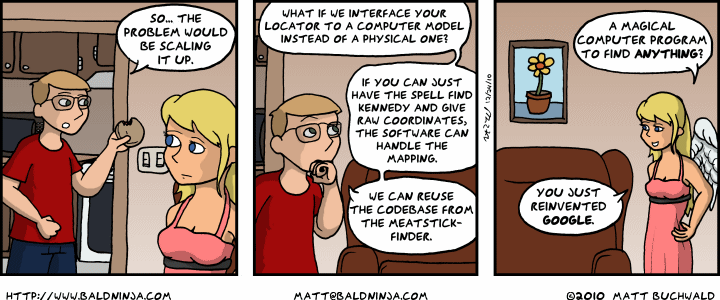 Comic graphic for 2010-12-24: It's Magically Electric!