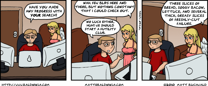 Comic graphic for 2010-12-27: Like Fight Club, But Without Any Winners