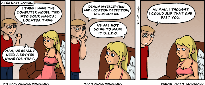 Comic graphic for 2010-12-29: Naming Conventions