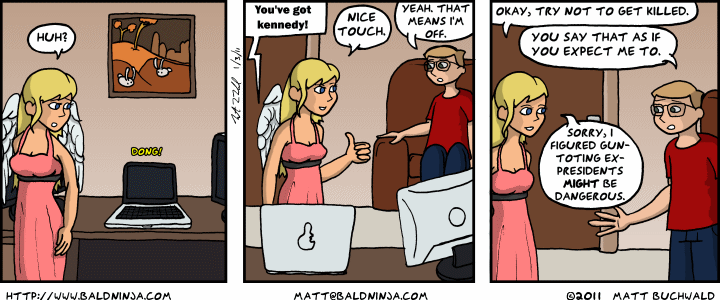 Comic graphic for 2011-01-03: Notification