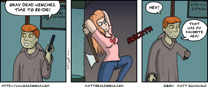 Comic graphic for 2011-01-11: Attempted Defense